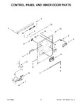 Diagram for 03 - Control Panel And Inner Door Parts