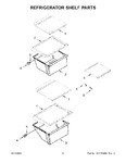 Diagram for 04 - Refrigerator Shelf Parts