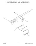 Diagram for 03 - Control Panel And Latch Parts