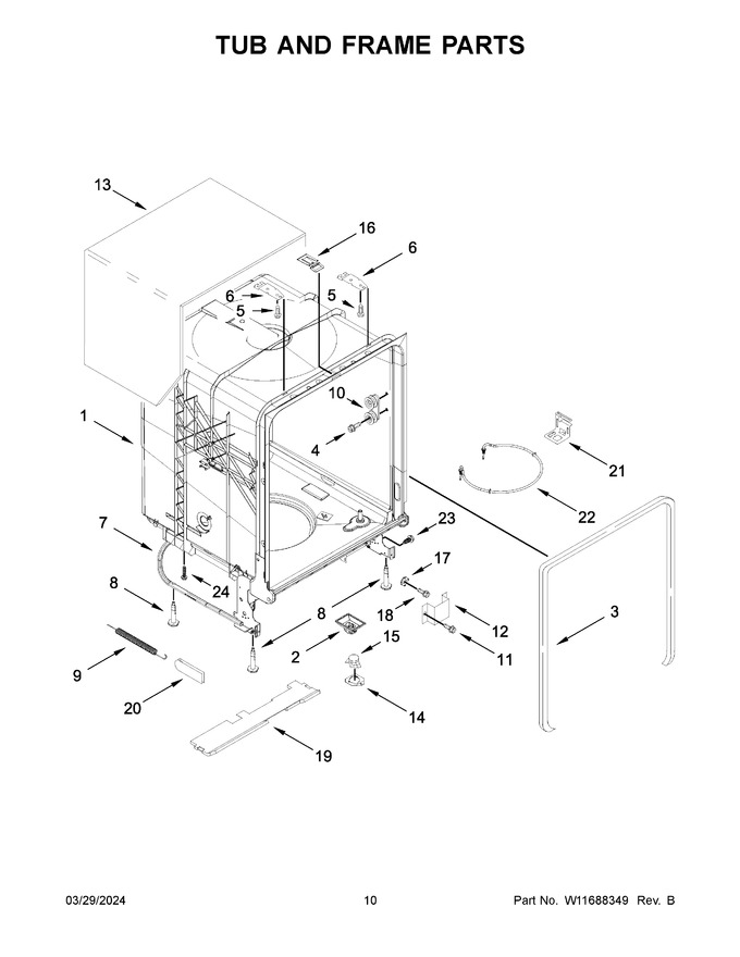 Diagram for WDT540HAMZ4