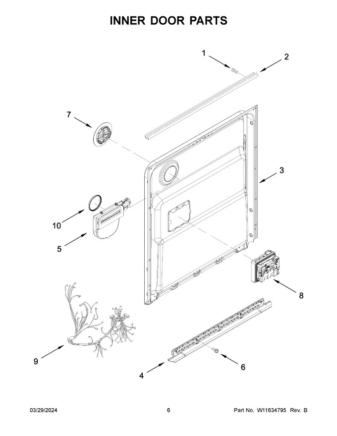 Diagram for WDP560HAMW0