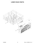 Diagram for 10 - Lower Rack Parts