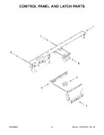 Diagram for 03 - Control Panel And Latch Parts