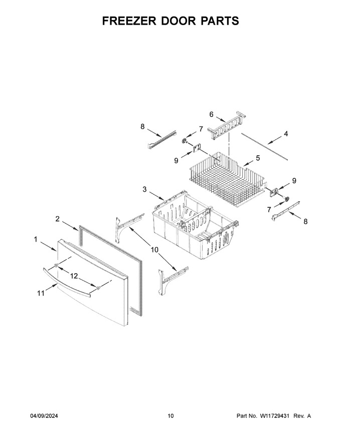 Diagram for WRX735SDHZ11