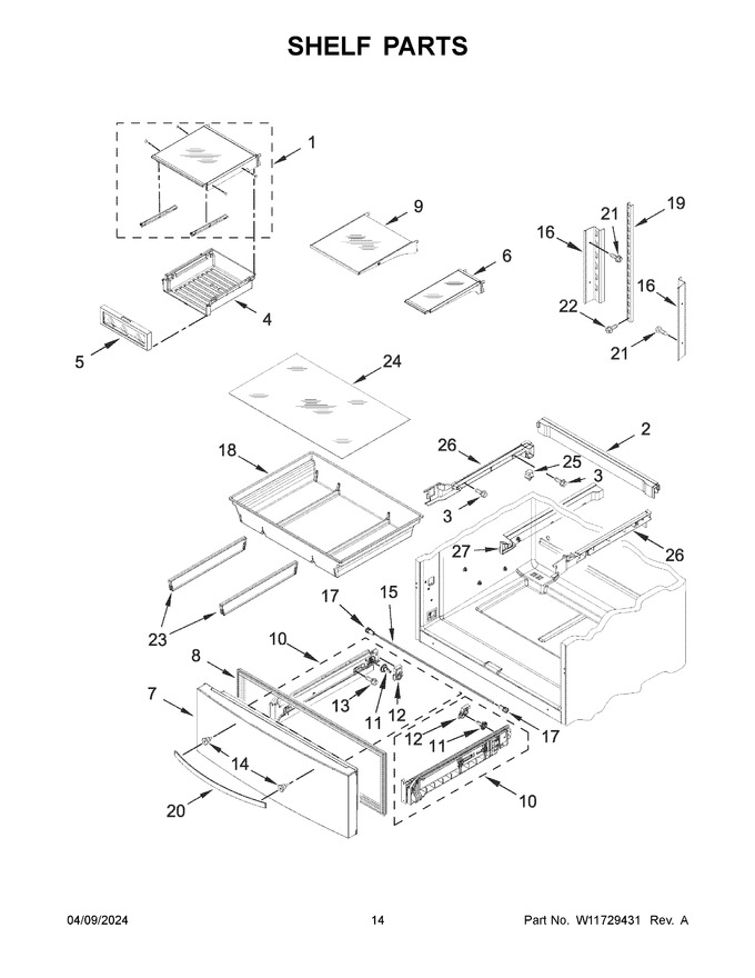 Diagram for WRX735SDHZ11