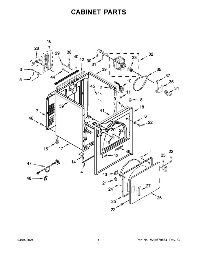 Diagram for YWED4815EW2