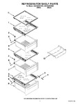 Diagram for 03 - Refrigerator Shelf Parts