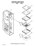 Diagram for 04 - Freezer Liner Parts