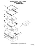 Diagram for 03 - Refrigerator Shelf Parts