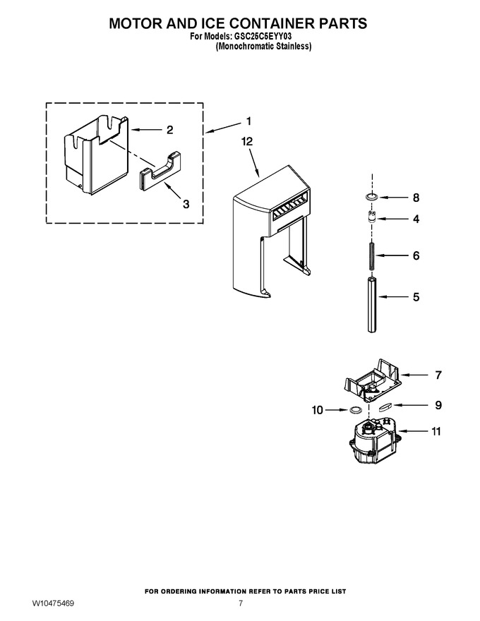 Diagram for GSC25C5EYY03