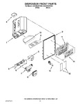 Diagram for 08 - Dispenser Front Parts