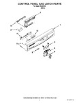 Diagram for 02 - Control Panel And Latch Parts