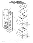 Diagram for 04 - Freezer Liner Parts