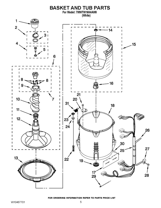 Diagram for 7MWTW1604AW0