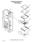 Diagram for 04 - Freezer Liner Parts