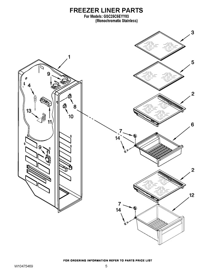 Diagram for GSC25C5EYY03