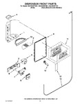 Diagram for 08 - Dispenser Front Parts