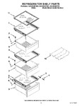 Diagram for 03 - Refrigerator Shelf Parts