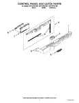 Diagram for 02 - Control Panel And Latch Parts