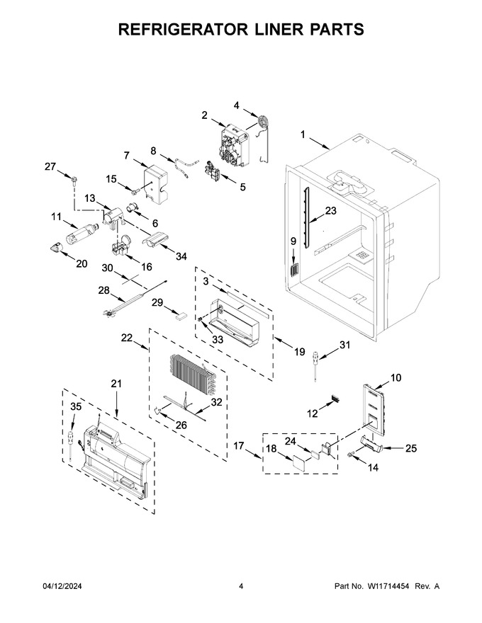 Diagram for WRF954CIHV04