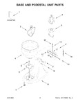 Diagram for 03 - Base And Pedestal Unit Parts