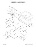 Diagram for 04 - Freezer Liner Parts