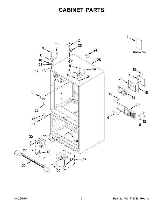 Diagram for WRF555SDHV11