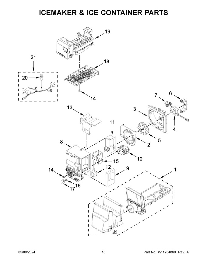 Diagram for WRX735SDHV10