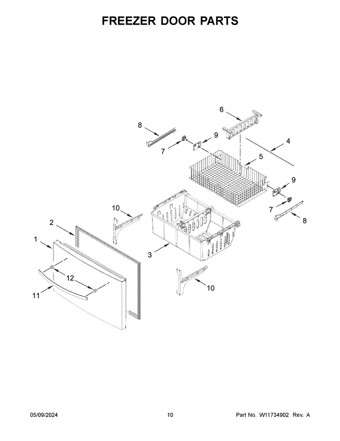 Diagram for WRX735SDHW10