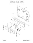 Diagram for 03 - Control Panel Parts