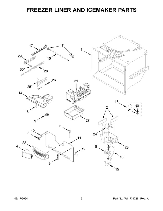 Diagram for WRF535SWHW10