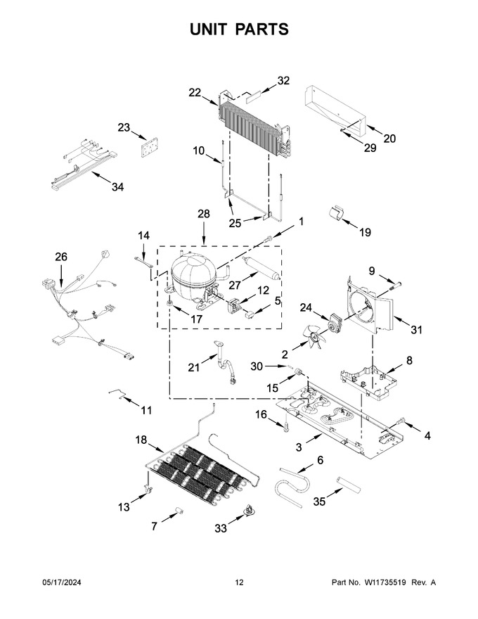 Diagram for WRF555SDHW10