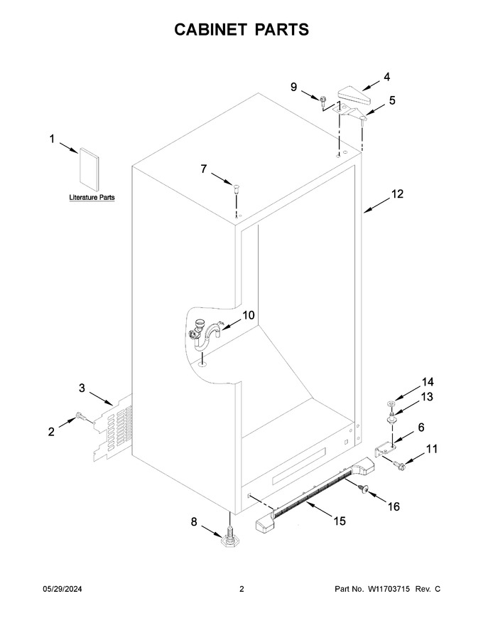 Diagram for WZF34X16DW10