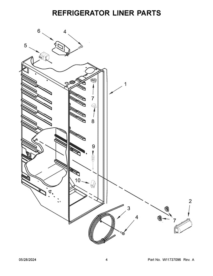 Diagram for WRS325SDHW10