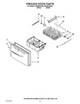 Diagram for 10 - Freezer Door Parts