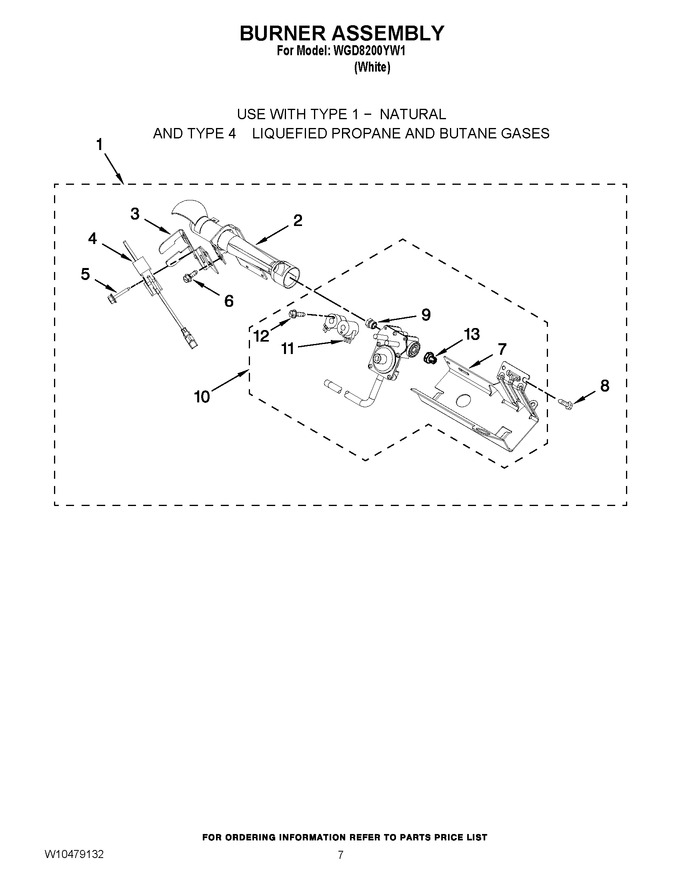 Diagram for WGD8200YW1