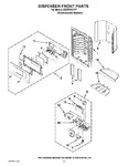 Diagram for 08 - Dispenser Front Parts