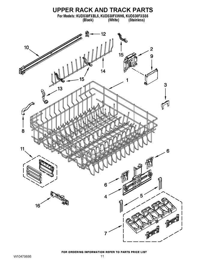 Diagram for KUDS30FXWH5