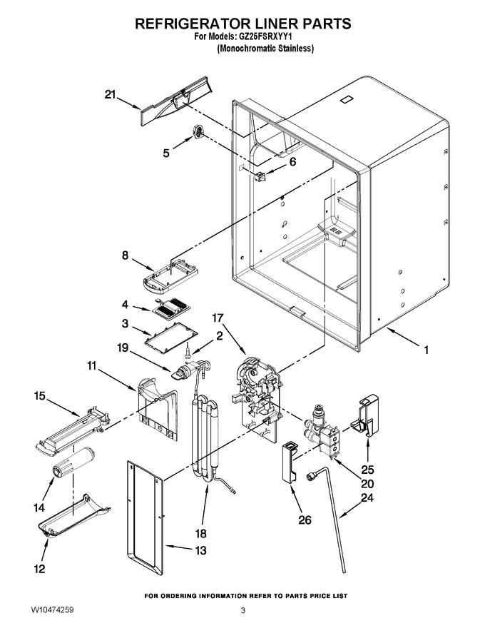 Diagram for GZ25FSRXYY1