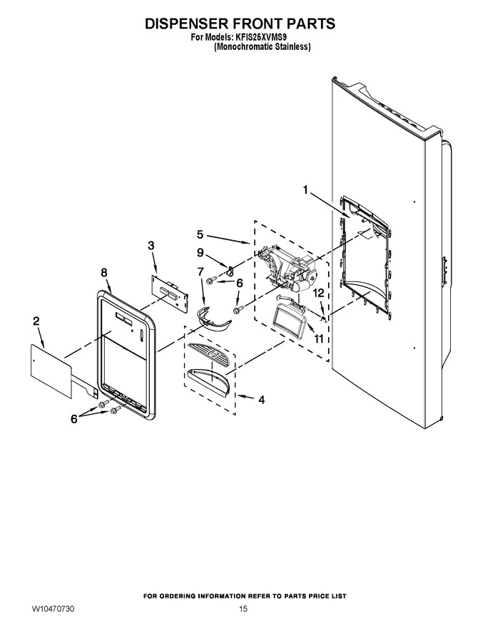 Diagram for KFIS25XVMS9