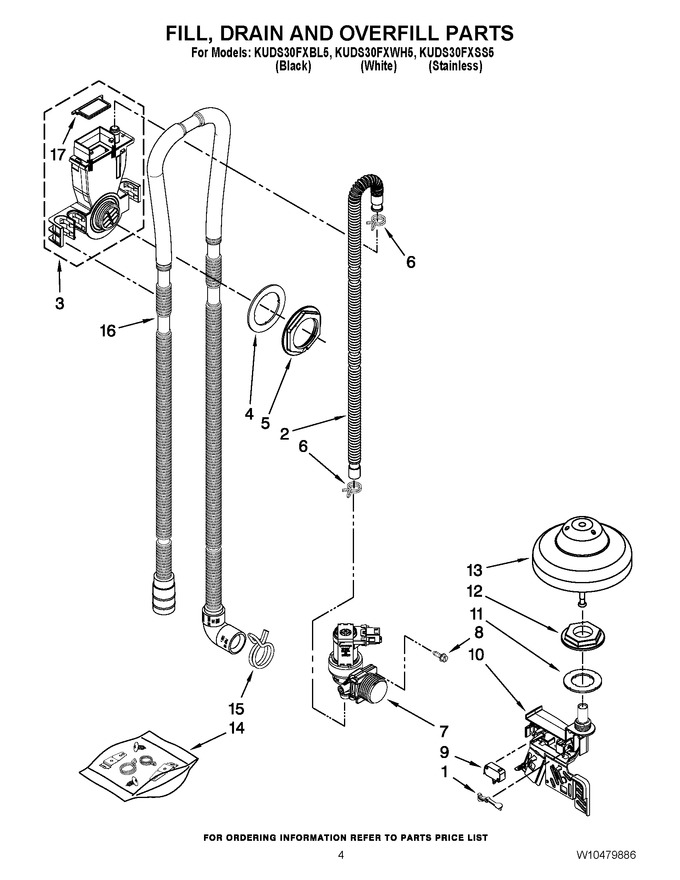 Diagram for KUDS30FXWH5