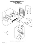 Diagram for 08 - Dispenser Front Parts