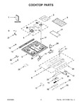 Diagram for 02 - Cooktop Parts