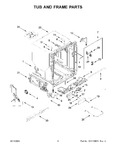 Diagram for 04 - Tub And Frame Parts