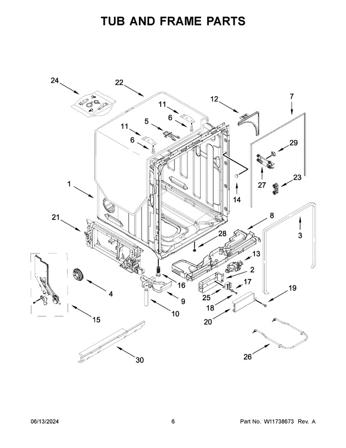 Diagram for WDPS7024RV0