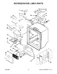 Diagram for 03 - Refrigerator Liner Parts