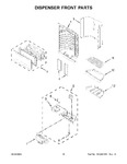 Diagram for 09 - Dispenser Front Parts