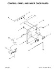 Diagram for 03 - Control Panel And Inner Door Parts