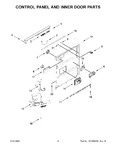 Diagram for 03 - Control Panel And Inner Door Parts