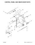 Diagram for 03 - Control Panel And Inner Door Parts